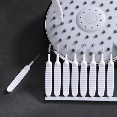 Houseware van de het Gatentelefoon van de Douche het Hoofdafzet Plastic Handvat Mini Cleaning Brush