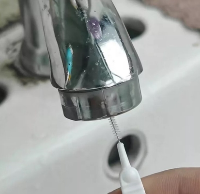 Houseware van de het Gatentelefoon van de Douche het Hoofdafzet Plastic Handvat Mini Cleaning Brush