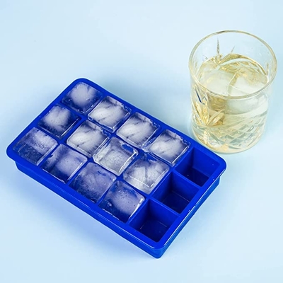 Rechthoek 15 het Ijsblokje Tray Easy Release Ice Cube Tray Kitchen Tools van het Gatensilicone