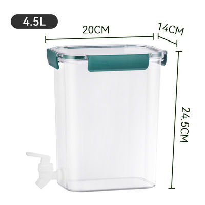4.5L de plastic Ketel van het de Automaat Koude Water van de Ijskastdrank met Tapkraan