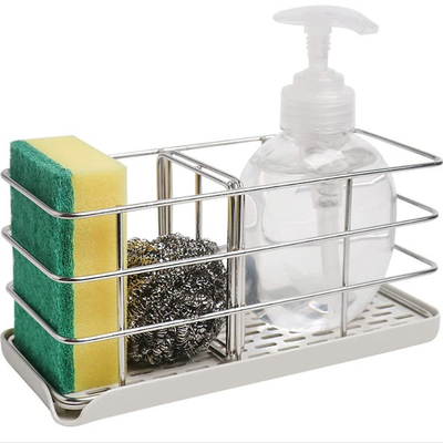 Sponshouder voor Keukengootsteen voor Countertop of Muurstok met Autooverstroming