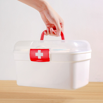 Draagbare Medische Houseware Plastic Plastic de Geneeskundedoos 1L-3L van de Producteneerste hulp