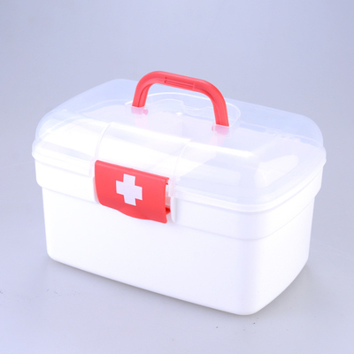 Draagbare Medische Houseware Plastic Plastic de Geneeskundedoos 1L-3L van de Producteneerste hulp