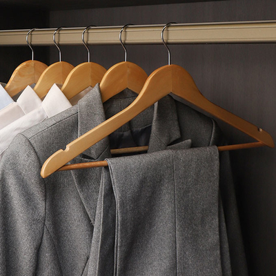 Eco Vriendschappelijke Houten Kleerhangers in Massa voor Kleren niet Misstap