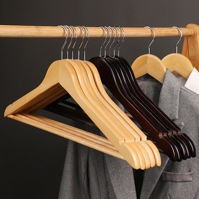 Eco Vriendschappelijke Houten Kleerhangers in Massa voor Kleren niet Misstap