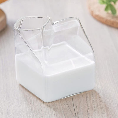 Van de Cocktailglazen van Mini Clear Custom Drinking Cups Vierkant de Melkkarton 12oz