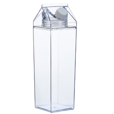 500ml de plastic Vierkante Douane het Drinken Lekvrije Fles van het het Kartonwater van de Koppenmelk