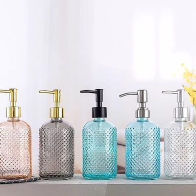 Houseware 400ml de Fles van de de Shampoobadkamers van het Desinfecterend middelglas met Automaatpomp