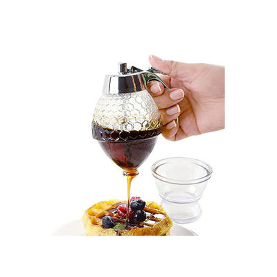 Metgezel van de de automaat transparante acryl200ml honeypot muffin van de druppel de vrije honing