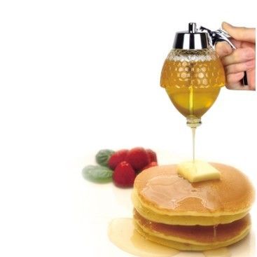 Metgezel van de de automaat transparante acryl200ml honeypot muffin van de druppel de vrije honing