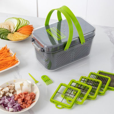 Multifunctionele Toebehoren 22 PCs-Uisnijder Plantaardig Chopper Slicer van het Keukenhulpmiddel