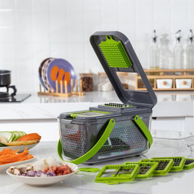 Multifunctionele Toebehoren 22 PCs-Uisnijder Plantaardig Chopper Slicer van het Keukenhulpmiddel
