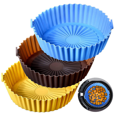 Van de het Siliconepot van de luchtbraadpan van de de Luchtbraadpan de Voeringen van Oven Accessories Air Fryer Silicone