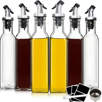 Duidelijke de Oliecontainer van Glasolive oil dispenser bottles cooking voor Keuken