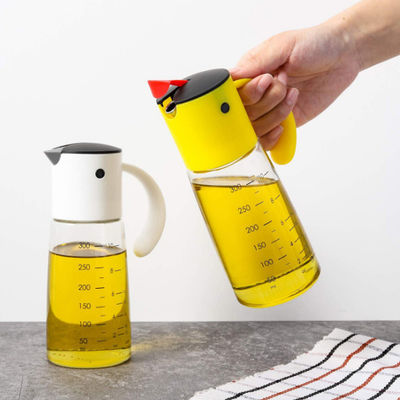 Olive Oil Dispenser Bottle Leakproof-het Roestvrije staal Non-Drip Spuiten van het Glasolie- en azijnstelletje
