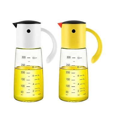 Olive Oil Dispenser Bottle Leakproof-het Roestvrije staal Non-Drip Spuiten van het Glasolie- en azijnstelletje