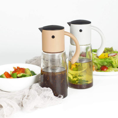 Olive Oil Dispenser Bottle Leakproof-het Roestvrije staal Non-Drip Spuiten van het Glasolie- en azijnstelletje
