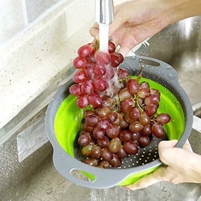 Silicone die van de de Filtergootsteen van de Fruitgroente van de het Afvoerkanaalmand Bulk de Keukenlevering vouwen