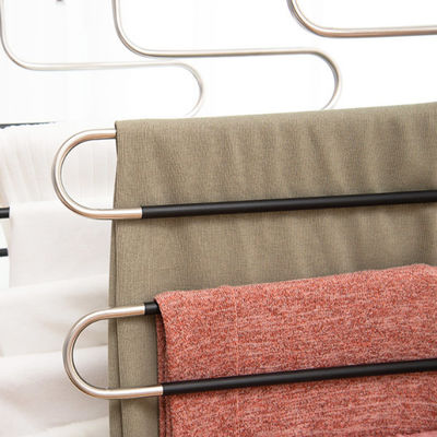 Van s-vorm Houseware van het Roestvrije staalKleerhangers Broekenhangers Producten