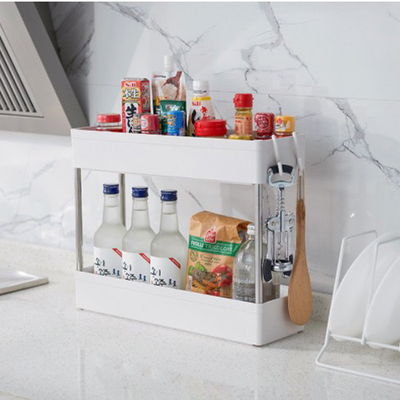 Multilayer Mobiele Rek van het Opslagkarretje voor de Badkamers van de Keukenslaapkamer