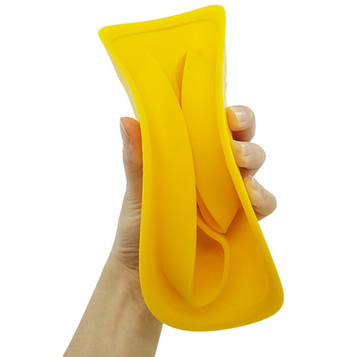 Platen van Misstap niet de Gele Duck Silicone Divided Plate Toddler