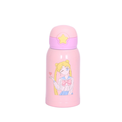 De Flesfles van de dubbele Kinderen van het Muurroestvrije staal Vacuüm met Zak 600ML