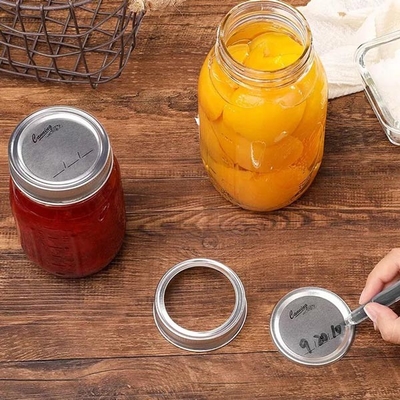 Gespleten de Deksels Regelmatige Brede Mond van de Type Bulk Inblikkende Kruik voor Mason Jar