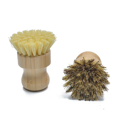 ODM van het de Kokosnotenvarkenshaar van het Keuken Houten Handvat de Borstelmassa voor Pan Pot Cleaning