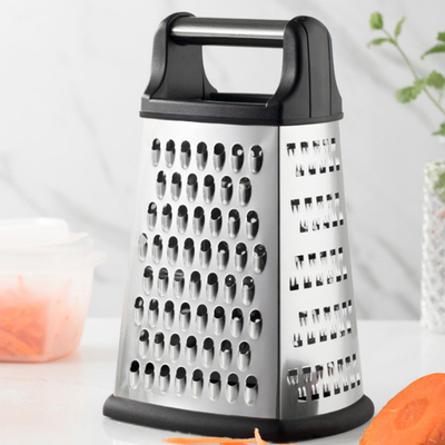 4 de opgeruimde Rasp van de de Dooskaas van de Roestvrij staal Op zwaar werk berekende Keuken voor Parmezaanse kaaskaas