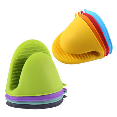 Hittebestendig van BARBECUEhulpmiddelen en Toebehoren Silicone Oven Pinch Mitts Potholder voor Baksel