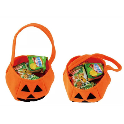 Niet-geweven Halloween-Kerstmis siert de Emmertruc van het Pompoensuikergoed of behandelt