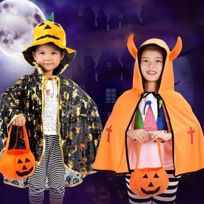 Niet-geweven Halloween-Kerstmis siert de Emmertruc van het Pompoensuikergoed of behandelt