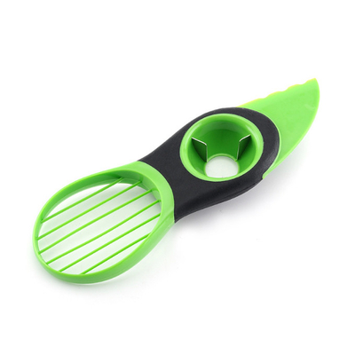 Houseware 3 van het keukenroestvrije staal in 1 Groen Hulpmiddel van de Avocadosnijmachine