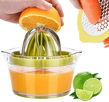 De hand Bulkkeuken voorziet Oranje Citroenpers Juicer van het Meten van Koprasp