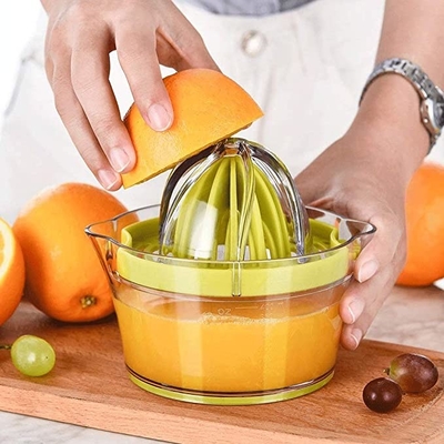 De hand Bulkkeuken voorziet Oranje Citroenpers Juicer van het Meten van Koprasp