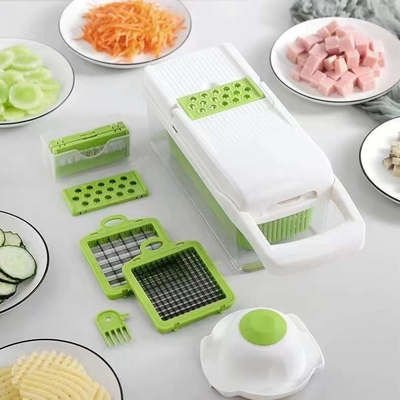 De multifunctionele Snijmachine Chopper With Hand Guard van de Keuken Plantaardige Snijder