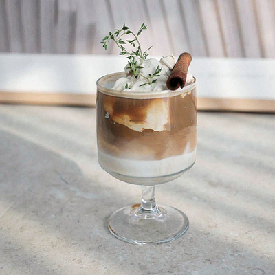 Bulk de Keukenlevering van Juice Ice Cream Glass Cup van het vaatwerk Transparante Bier