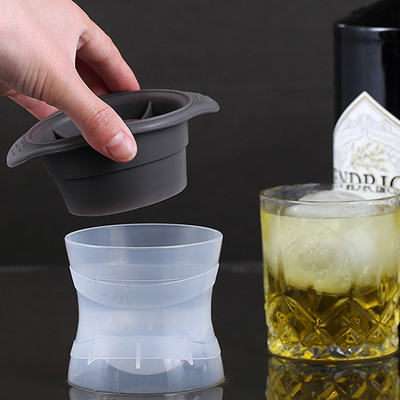 Van de het Ijsblokjebal van de keukenbar van het de Makersilicone Grote Ronde het Gebiedvorm voor Whisky