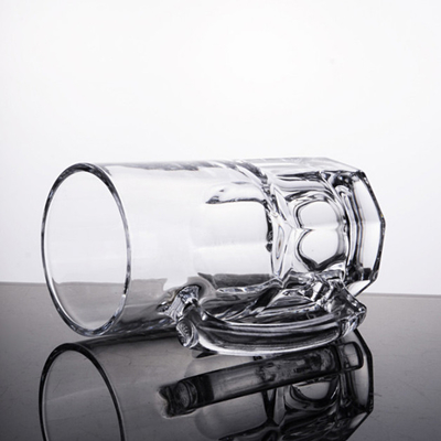 Gepersonaliseerd Buitengewoon breed Bier Stein Glass Mug With Handle 35 Ons