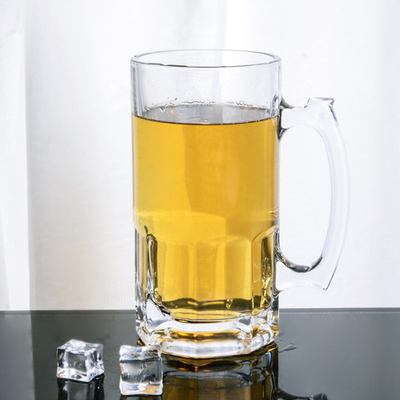 Gepersonaliseerd Buitengewoon breed Bier Stein Glass Mug With Handle 35 Ons