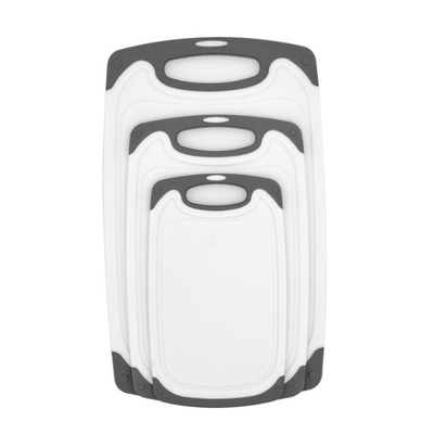 Van de de Keuken Scherpe Raad van BPA de Vrije Plastic Hakkende Handvatten 676g van Juice Grooves With Easy Grip