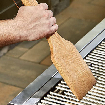 De Hulpmiddelen en de Toebehorengrillschraper van de varkenshaar Vrije Natuurlijke Houten BARBECUE