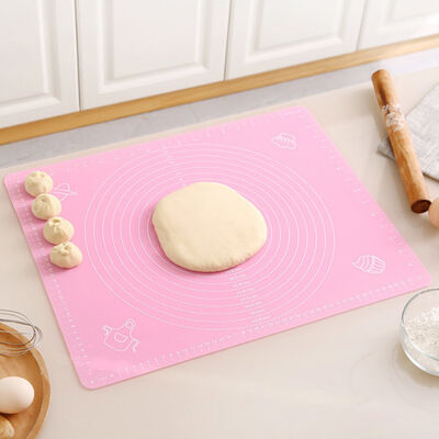 De Mat van het Stok niet Baksel met het Gebakje Mat Dough Rolling Mat van het Metingensilicone