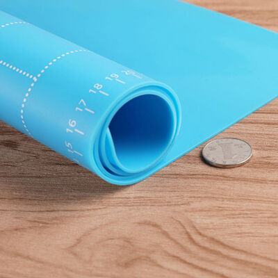 De Mat van het Stok niet Baksel met het Gebakje Mat Dough Rolling Mat van het Metingensilicone