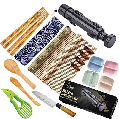 Sushi die Kit All in Één van de Makerdiy Sushi van de Sushibazooka de Rolmachine maken