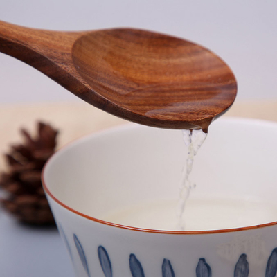 Massa van het Keukengerei de Houten Lepels van het Stok niet Bamboe voor het Koken van 5 Stuk