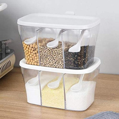 Aangepaste van de Opslagcontainers van het Keukenkruid Acryl het Kruidendoos