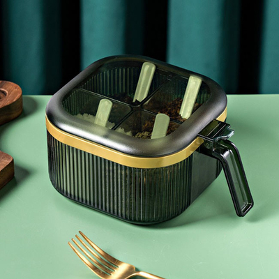 Ontruim Geïntegreerde Multifunctionele de Opslagcontainers 4-in-1 van het Keuken Plastic Kruid