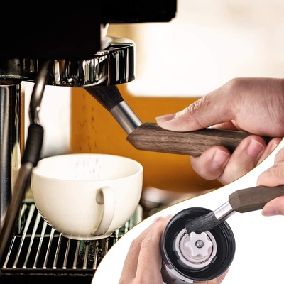 De natuurlijke Molen Cleaning Brush For Barista van de Okkernoot Houten Espresso