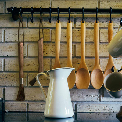 De natuurlijke Molen Cleaning Brush For Barista van de Okkernoot Houten Espresso